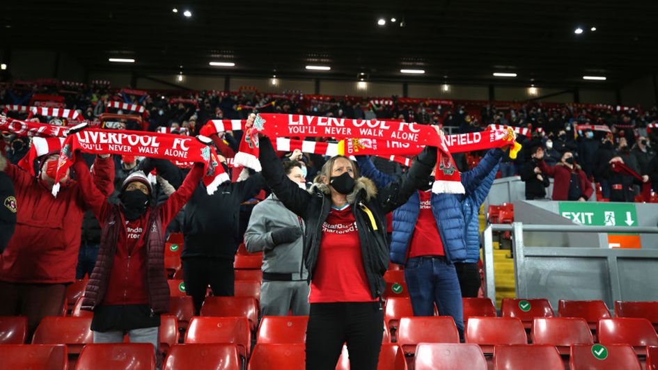 Fans returned to Anfield