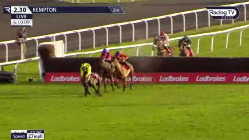 Shishkin slips after the second last