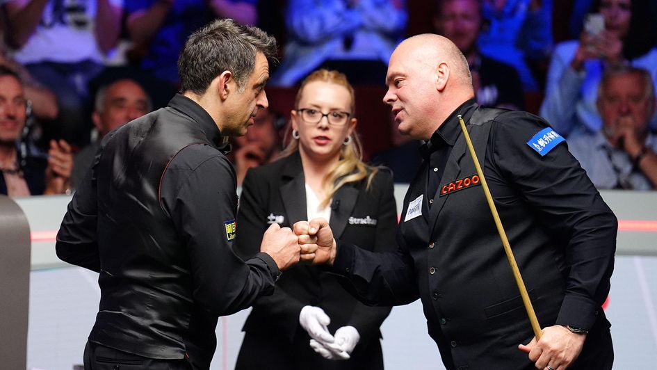 Ronnie O'Sullivan and Stuart Bingham