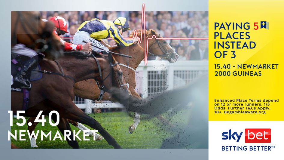 Check out Sky Bet's 2000 Guineas Extra Place offer