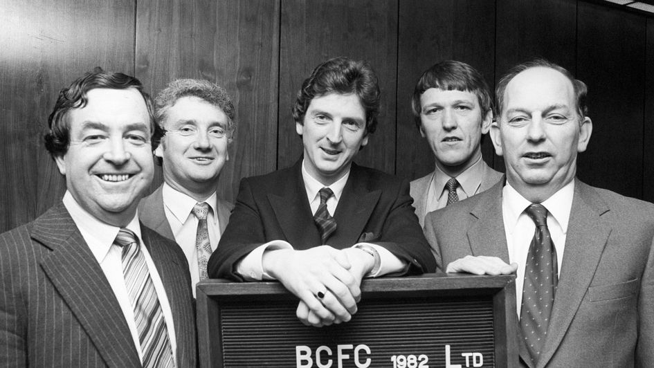 Roy Hodgson during his first spell as Bristol City manager in 1982