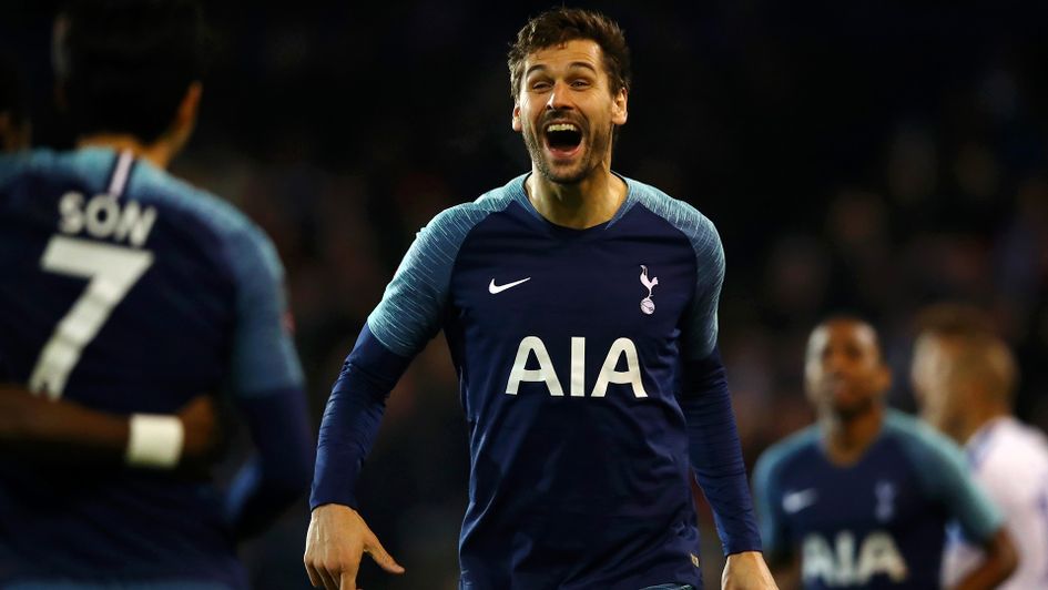 Fernando Llorente celebrates