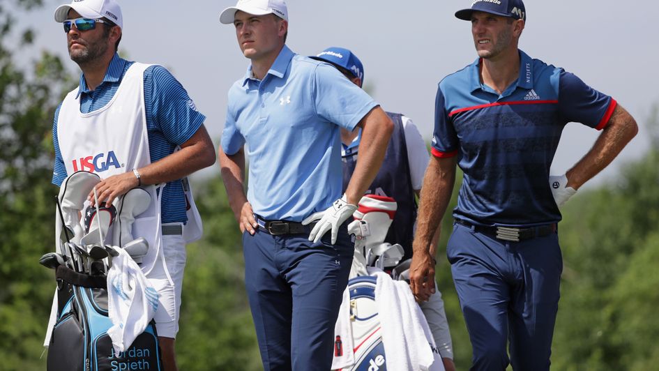 Jordan Spieth and Dustin Johnson