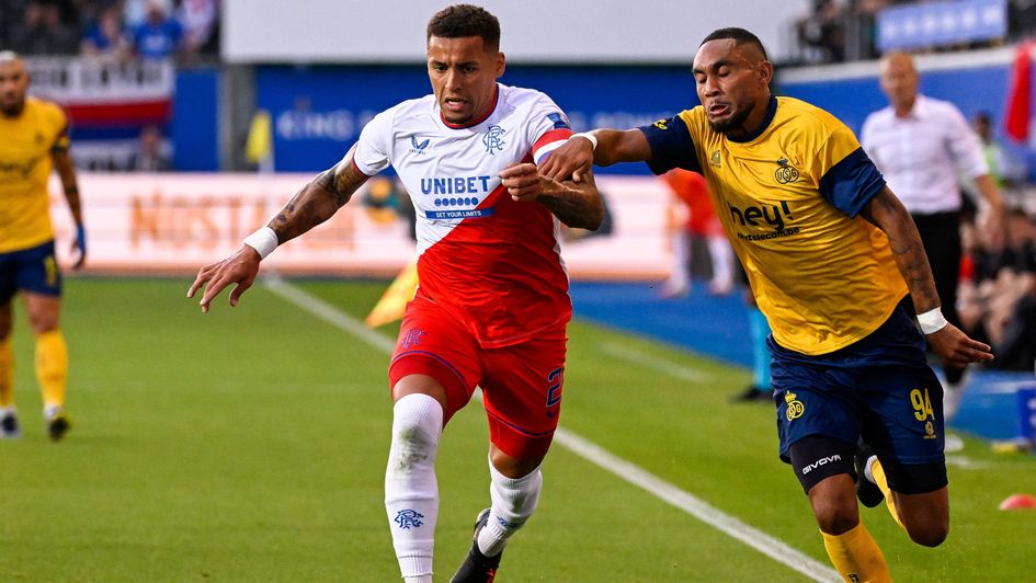 Rangers lose first leg in Champions League knockout round