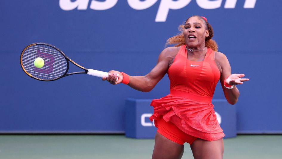 Serena Williams progressed to the second week in New York