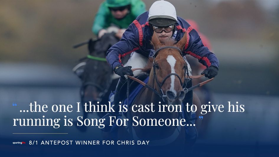 Song For Someone certainly gave his running on Saturday...