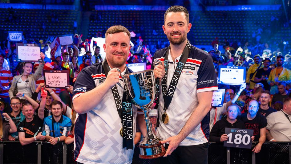 Luke Littler and Luke Humphries won the World Cup of Darts (Picture: PDC)