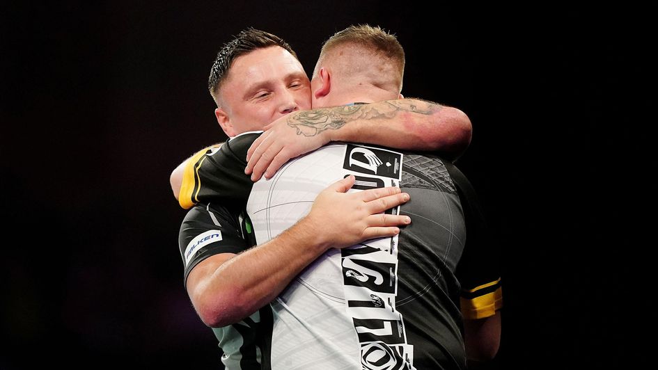 Gerwyn Price and Chris Dobey