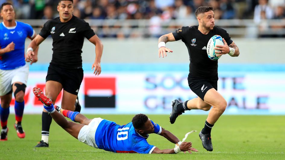 TJ Perenara skips clear to score for New Zealand