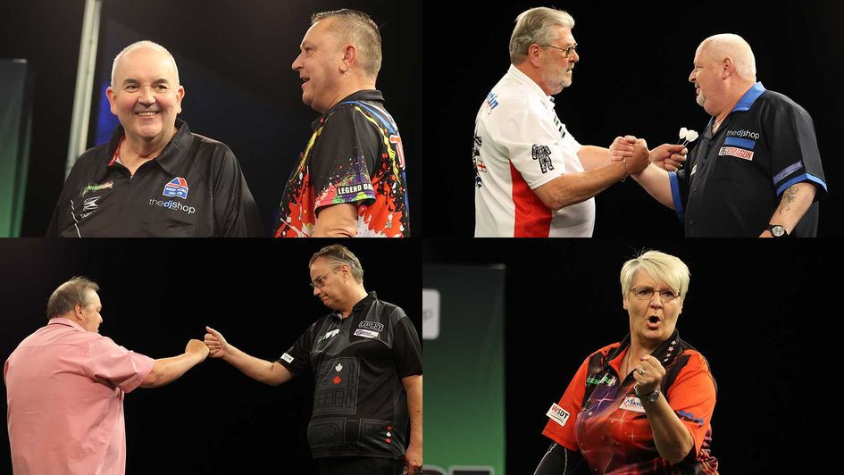 A collection of the legends who will be in action at the Circus Tavern
