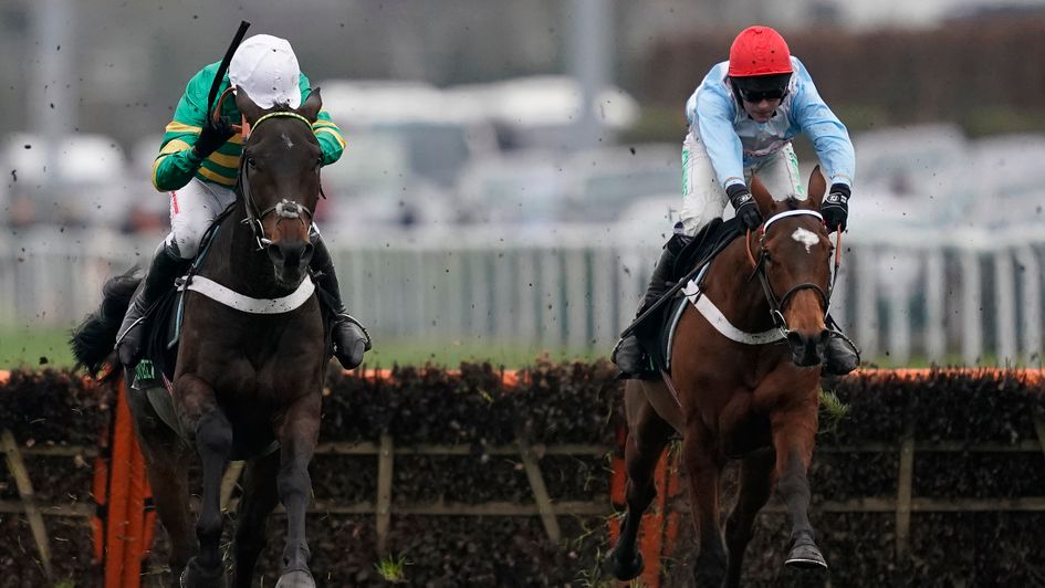Buveur D'Air and Verdana Blue do battle at Kempton