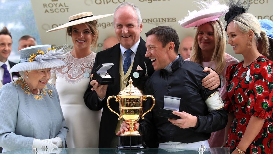 Frankie Dettori is the centre of attention again