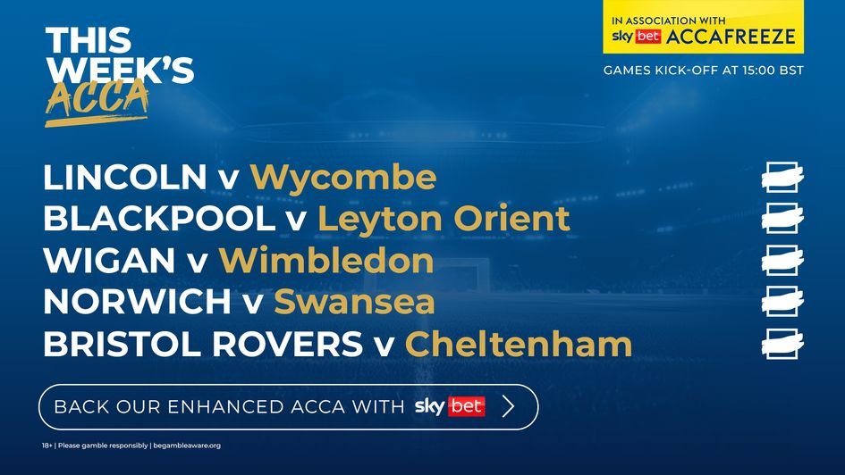 CLICK HERE to back our 32/1 acca!