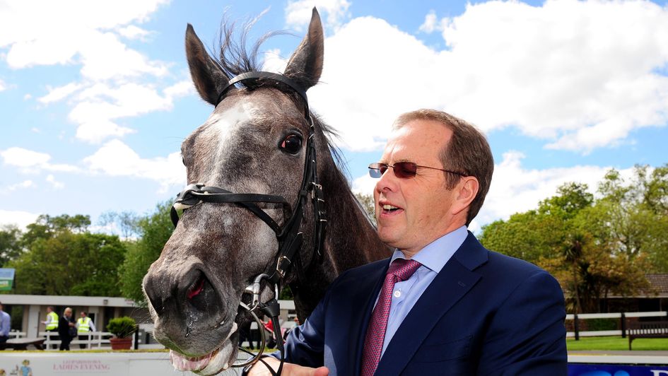 Ger Lyons celebrates a winner