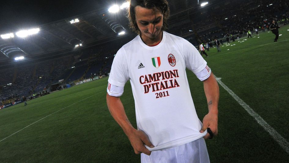 Zlatan Ibrahimovic was an AC Milan player the last time they won the league title