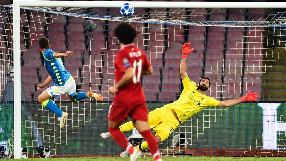 Liverpool were defeated by Napoli in their second Champions League group game of the season