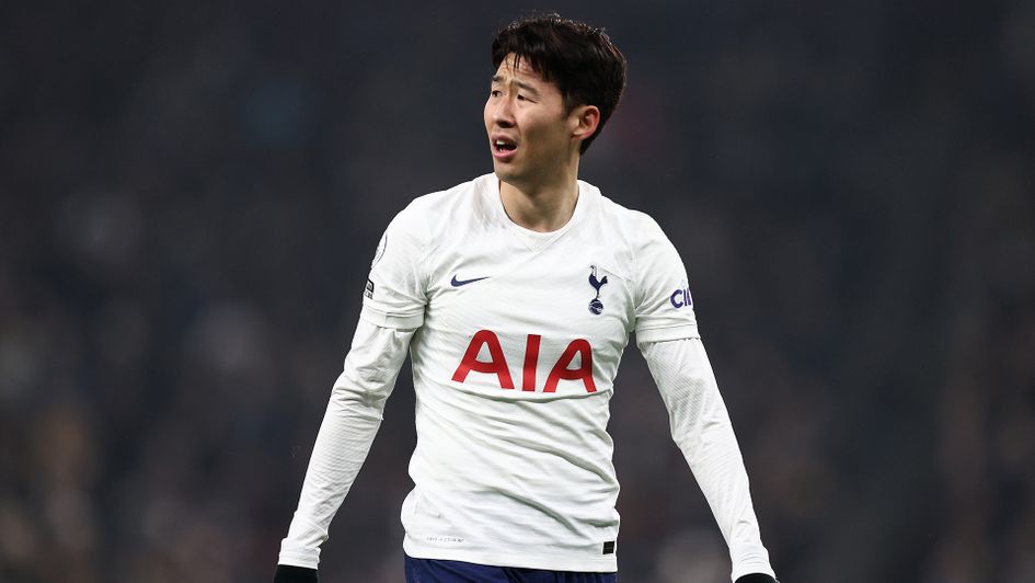 Son Heung-min in action for Tottenham