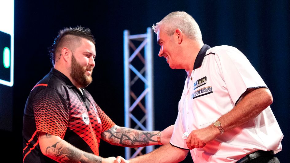 Michael Smith defeated Steve Beaton (Picture: Kais Bodensieck/PDC Europe)