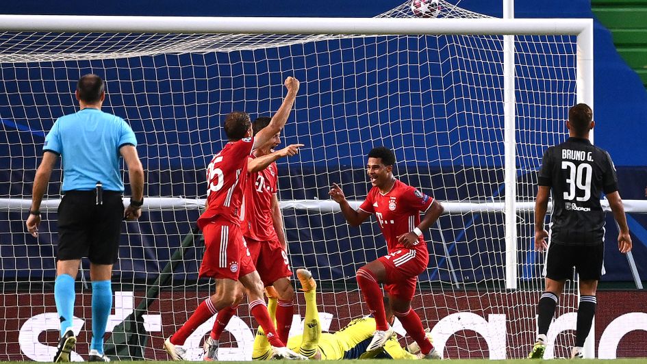 Serge Gnabry scores his second goal