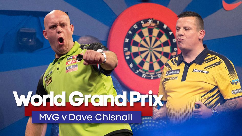 Michael van Gerwen will take on Dave Chisnall in the World Grand Prix final