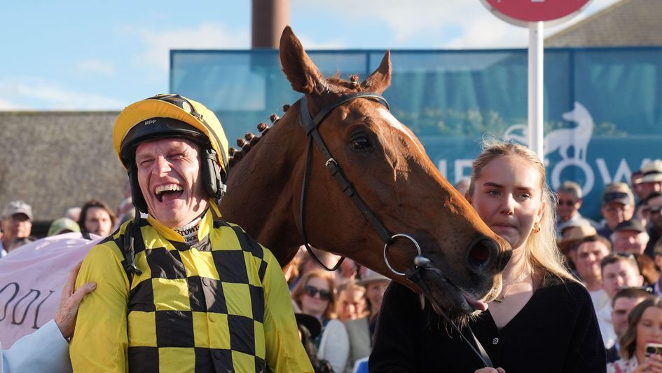 Townend and State Man after winning again at Punchestown