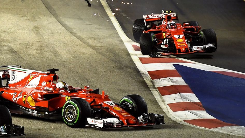 Drama at the Singapore GP
