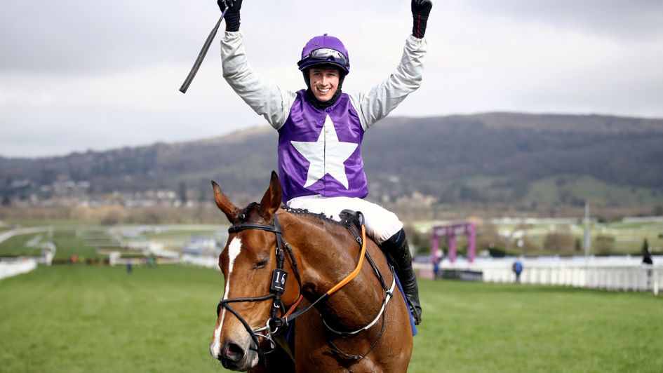 Bryan Cooper celebrates on Mrs Milner