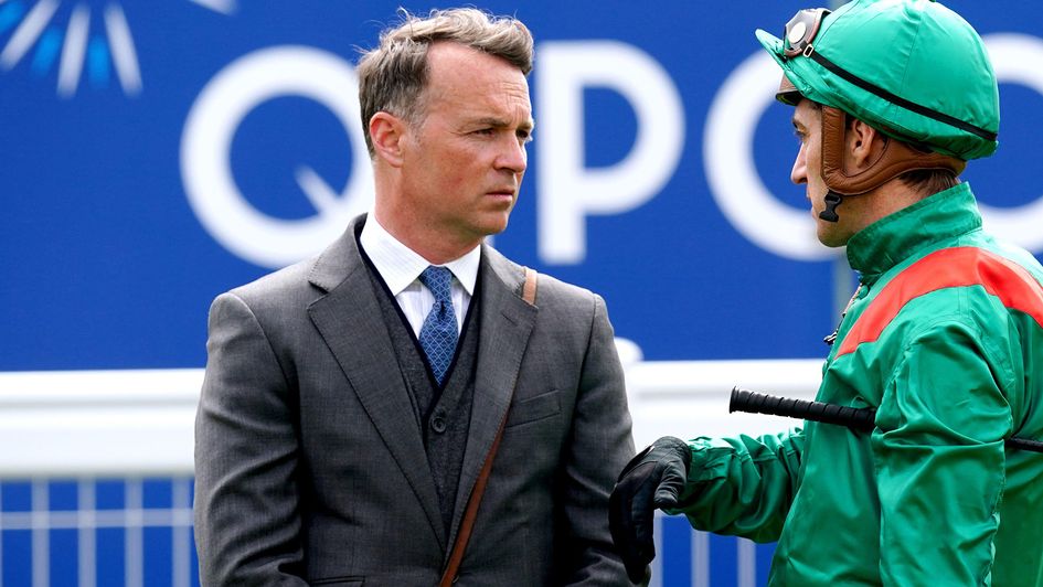 Trainer Francis-Henri Graffard (left)