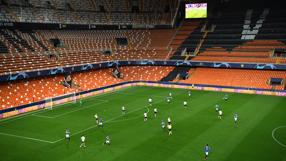 Valencia v Atalanta: Last 16 Champions League match played in front of an empty stadium due to coronovirus concerns
