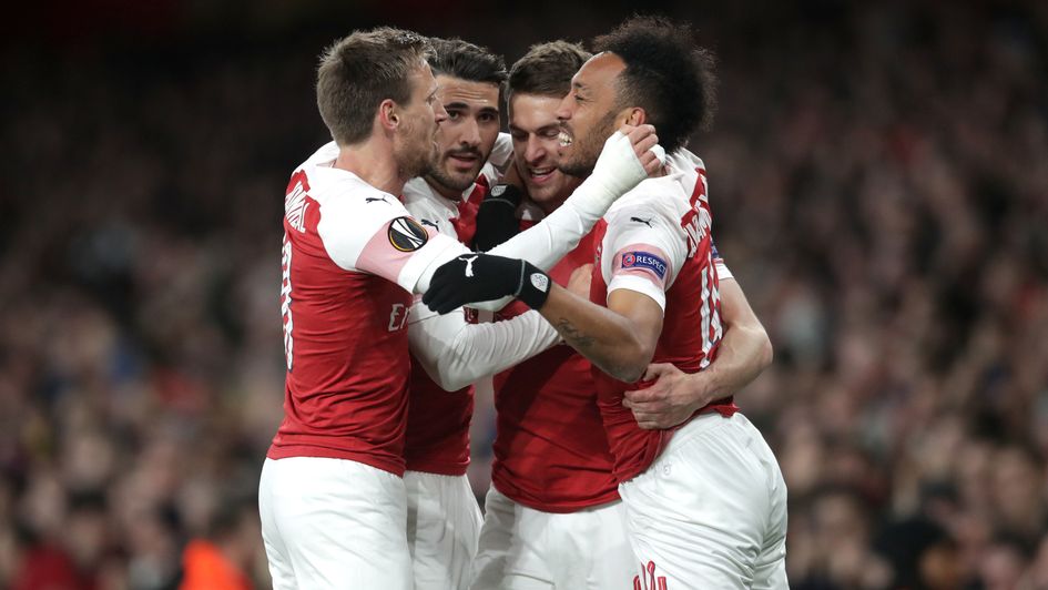 Arsenal celebrate