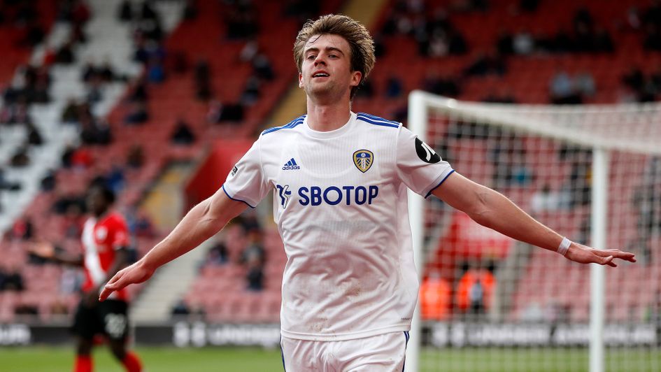 Patrick Bamford celebrates his goal against Southampton
