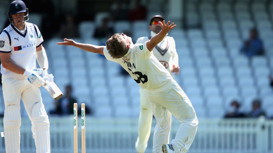 Sam Curran celebrates the wicket of Josh Shaw