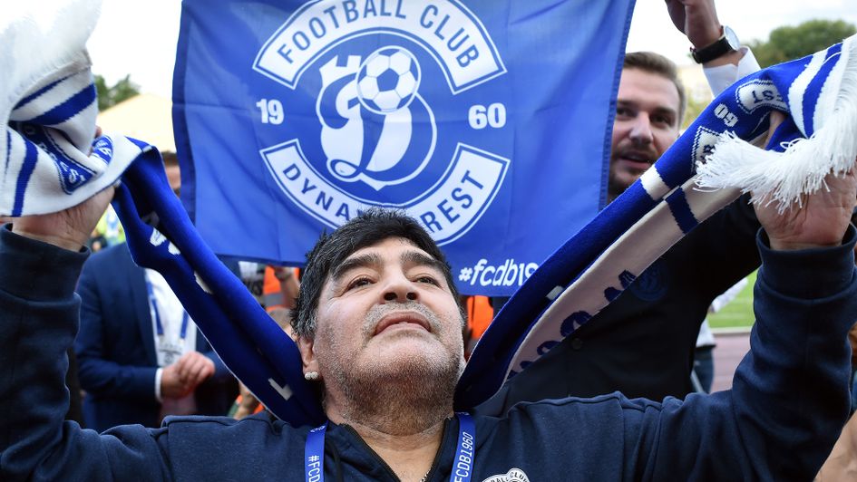 Diego Maradona on his trip to Belarus