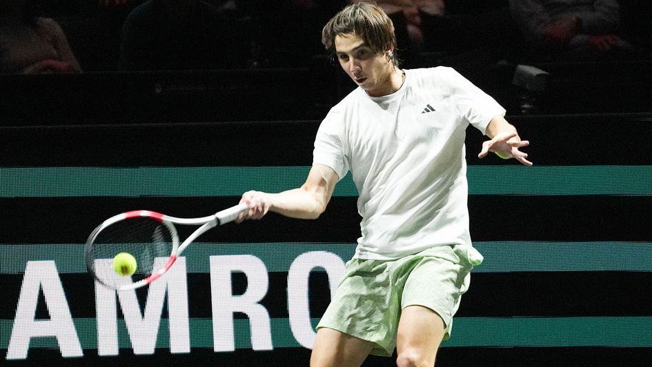 Alexander Shevchenko of Kazakhstan in action