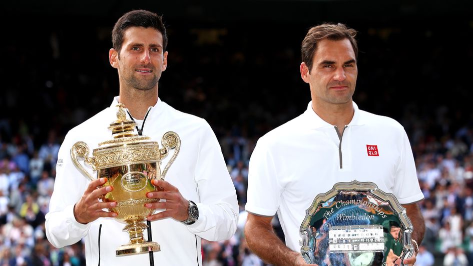Novak Djokovic beat Roger Federer in the Wimbledon final