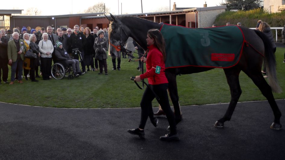 Rob Burrow watches Burrow Seven at Catterick