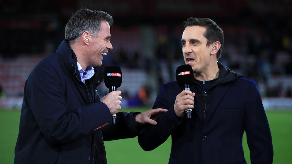 Sky Sports pundits Jamie Carragher and Gary Neville