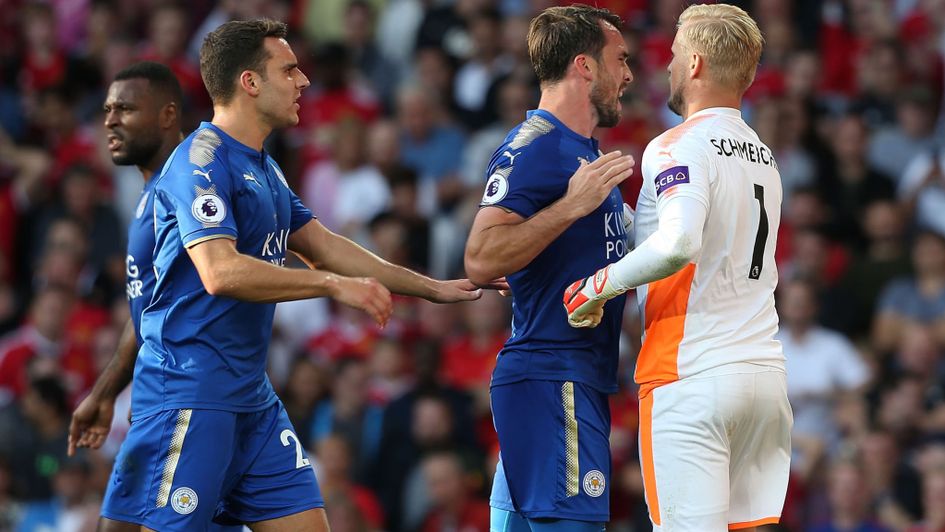 Kasper Schmeichel after his penalty save