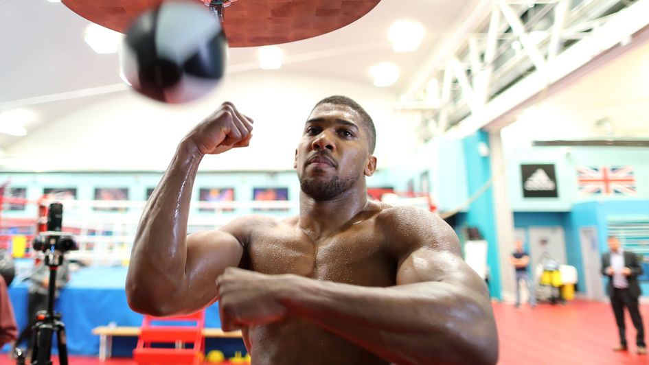 Anthony Joshua is in talks with Deontay Wilder
