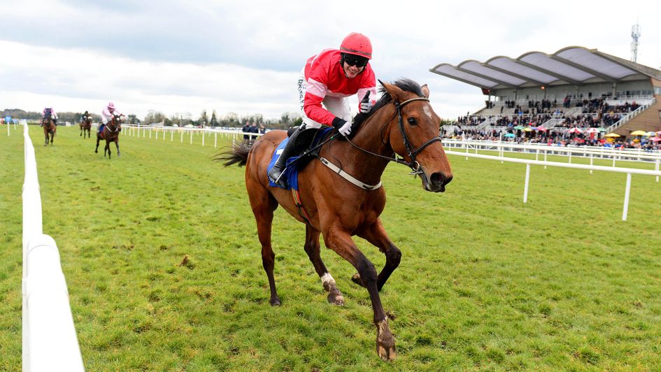 Paul Townend is all smiles on Laurina at Fairyhouse