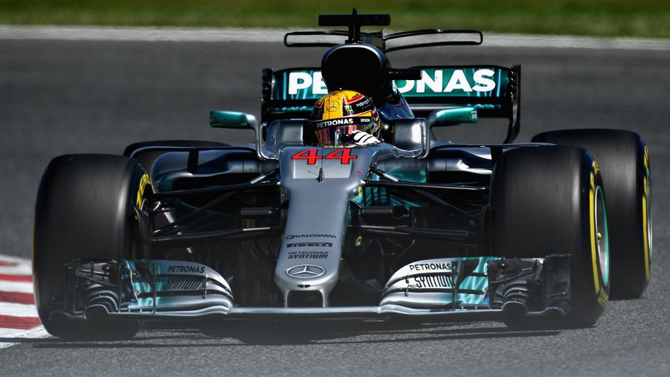 Lewis Hamilton in qualifying