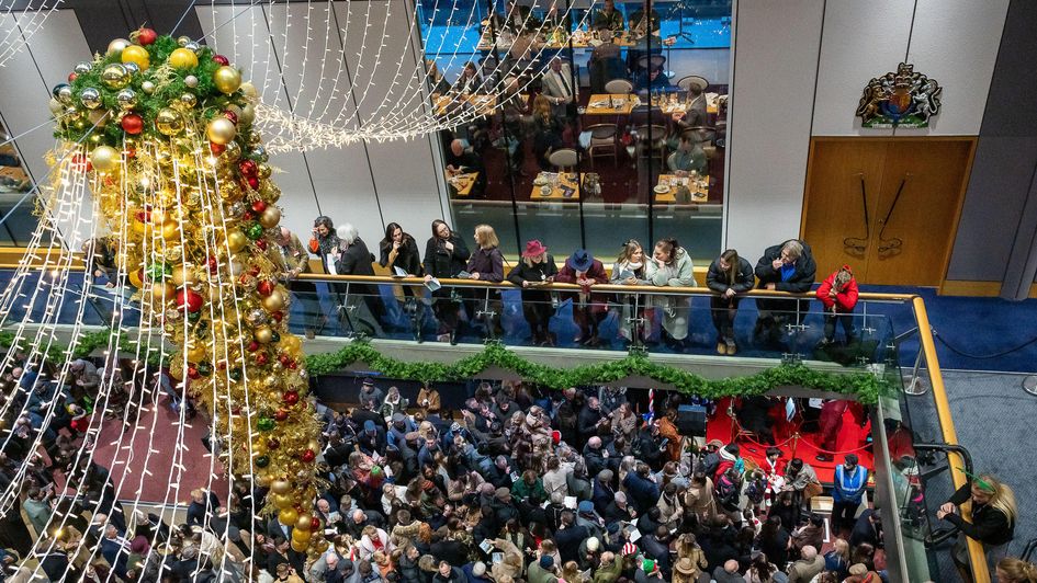 Ascot turn on the Christmas style