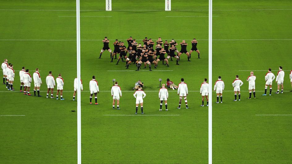 England were undaunted by the Haka