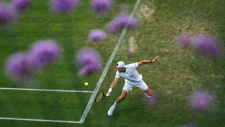 Grigor Dimitrov at Wimbledon