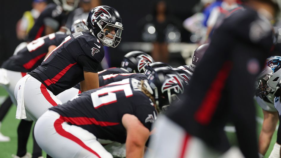 Marcus Mariota of the Atlanta Falcons