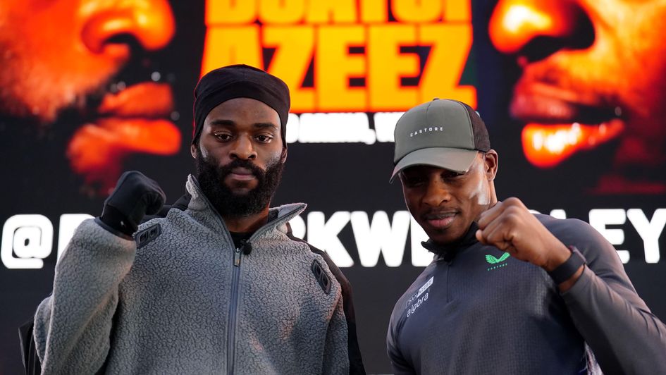 Dan Azeez (right) can upset favourite Josh Buatsi