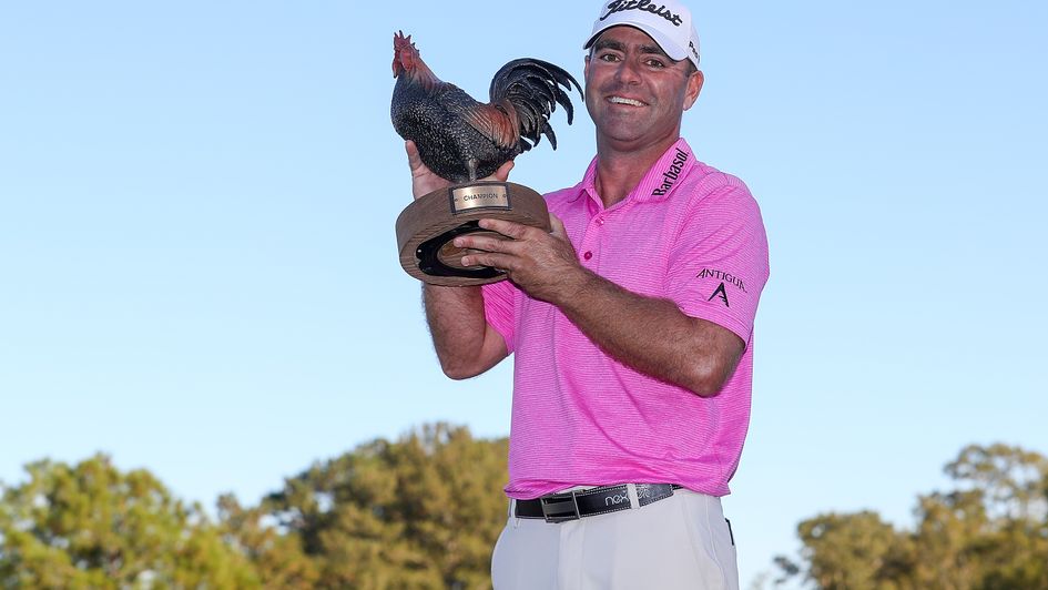 Ryan Armour celebrates his maiden PGA Tour win