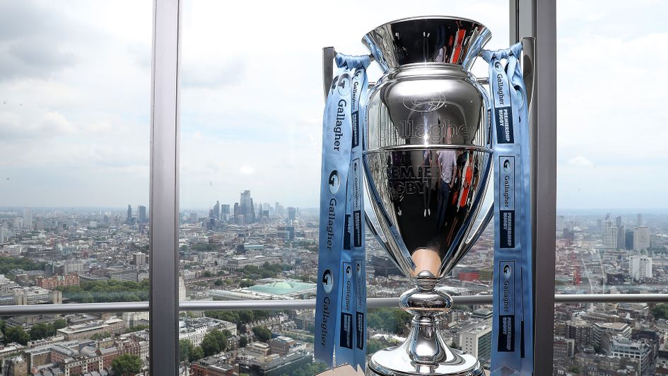 The Gallagher Premiership trophy