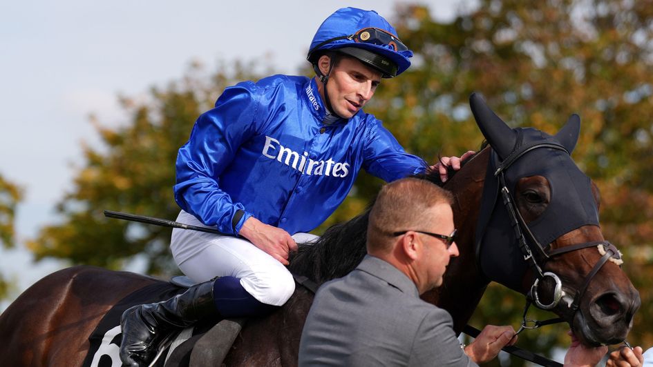 William Buick and Talk Of New York after winning at Newmarket