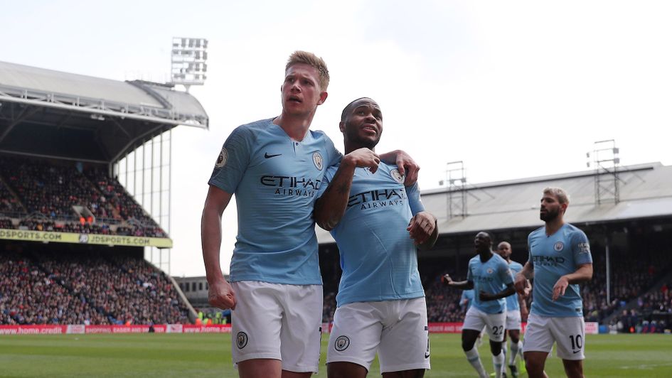 Kevin de Bruyne and Raheem Sterling
